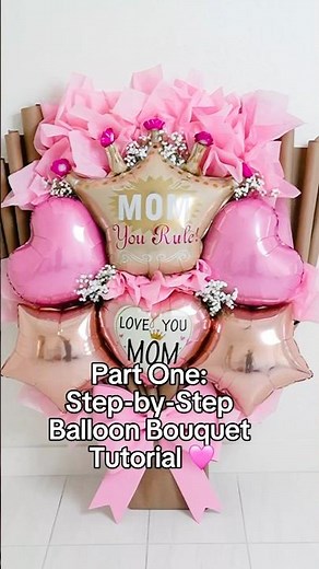 Step-by-Step Balloon Bouquet Tutorial for Beginners | Easy DIY Balloon Decor 🌸