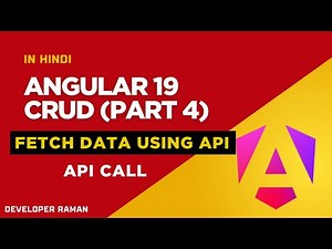 Angular 19 CRUD (Part 4) | Fetch Data from API using JSON Server