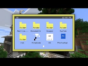 ComputerCraft: a simple OS.