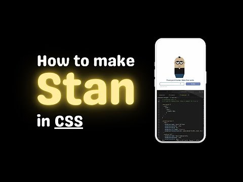 How to make Stan CAPTCHA CSS Animation | CSS Tutorial