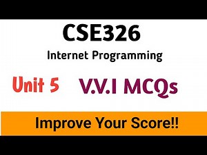 Unit 5 | JavaScript MCQs | CSE326 | LPU