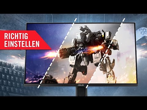 So könnt ihr einen Gaming Monitor richtig einstellen