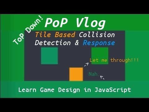 Top Down Tile Based Collision Detection and Response in Javascript