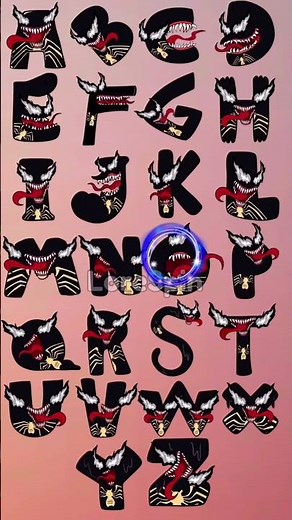 ALPHABET LORE A-Z but venom ALPHABET LORE ANIMATION MEME - abcdefghijklmnopqrstuvwxyz