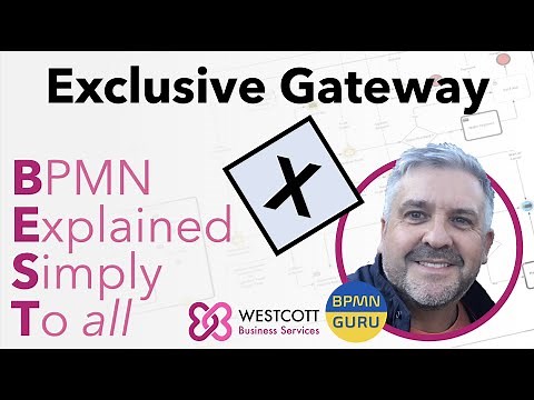 BPMN Tutorial Video - Exclusive Gateways. Process Mapping Modelling