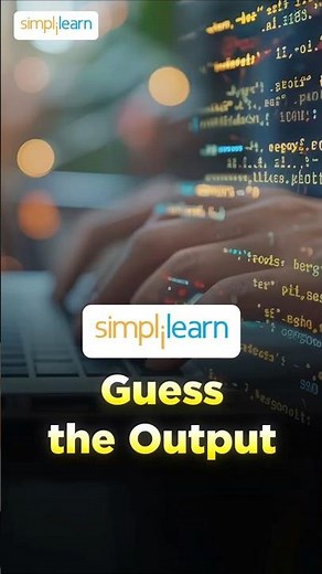 🔥Python Code Guess the Output #shorts #simplilearn
