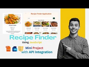 Build a Recipe Finder App Using HTML, CSS, and JavaScript | API Integration Tutorial
