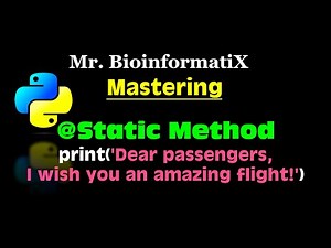 Static Method in Python | Python for beginners