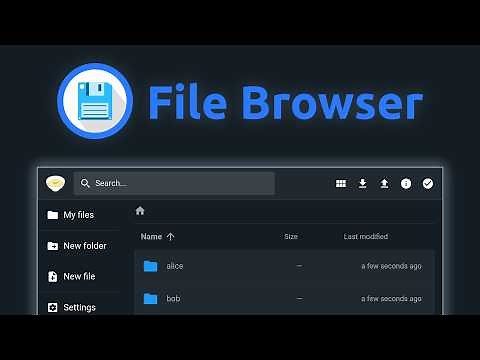 Filebrowser: Open Source Web File Manager (feat. NixOS)