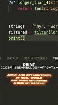 What does the filter function do in Python?