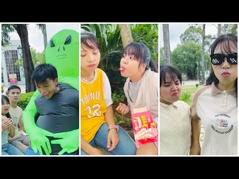 His friends are aliens - Prank the girl's Linh Nhi 😍🙏🏻🔥 #shorts
