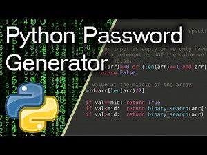 Easy Password Generator In Python