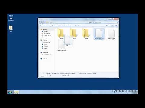 Windows Tutorial - Explaining computer files, folders, and directories