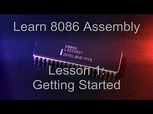 Learn 8086 (x86) Assembly Programming - Lesson1 : For absolute beginners!