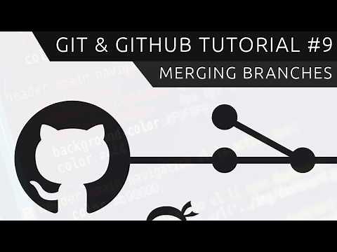Git & GitHub Tutorial for Beginners #9 - Merging Branches (& conflicts)