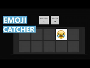 Emoji Catcher Game: A Fun JavaScript Adventure with HTML, CSS, and JavaScript | #HuXnWebDev