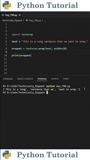 The Easiest Way to Split Text by Length | Python Tutorial