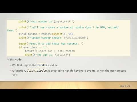 How to Calculate the Sum of User Input and a Random Number in Python