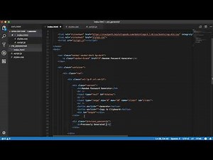 Random Password Generator Tutorial (HTML, CSS, JavaScript)