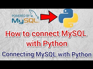 How to Connect MySQL with Python | Interface Python with MySQL | Connect Python with MySQL |Class 12