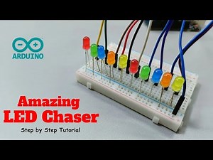 LED Chaser Circuit using Arduino UNO