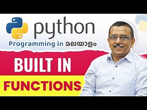 Built in Functions 🖥️ | Python Malayalam Tutorial for Beginners 🧠