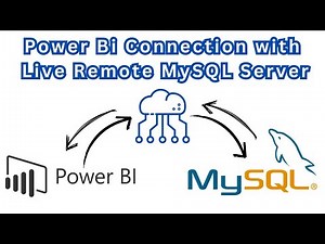 Power Bi Connection with Live Remote MySQL Server