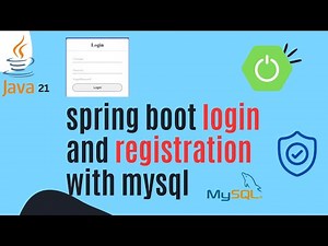 spring boot login and registration with mysql #security #spring #java #login #mysql