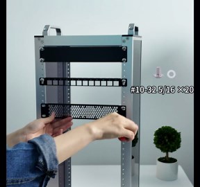 GeeekPi 12U Server Cabinet, 10 inch Server Rack for Network, Servers, Audio, and Video Equipment, DeskPi RackMate T2 Rackmount, 10.23 inch Depth