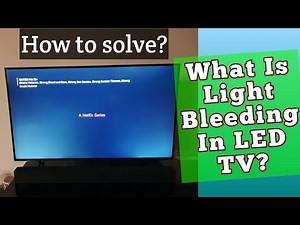 What is Light Bleeding and How to Fix it on SAMSUNG CYRSTAL 4K TV TU8570 | LED TV Problems Explained