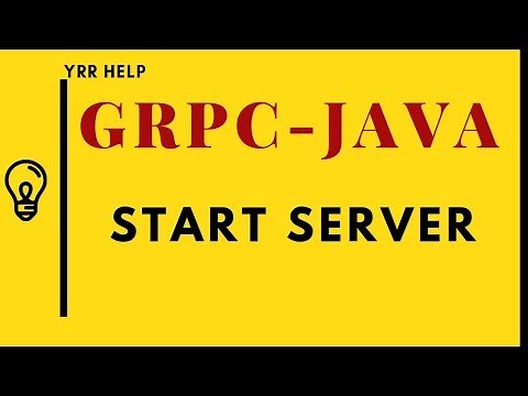 How to Start GRPC Server in Java