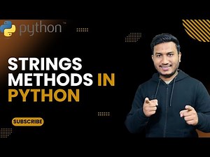 Strings Methods in Python | The Complete Python Course | Python Tutorial