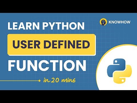 Python User Defined Functions with Practical Examples