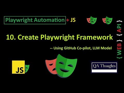 Build A Playwright Test Automation Framework Using GitHub Co-pilot | Done in 15 minutes | JavaScript