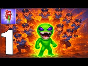 Alien Raid: Monster Evolution Gameplay Walkthrough Part 1 - Satisfying, Fighting, Fun (Android,iOS)