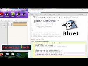 Easy Way To Create and Run The First BlueJ Program