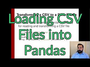 Loading CSV Data into a Pandas DataFrame