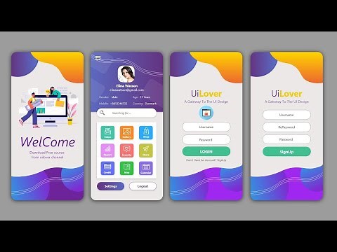 ✅ Android Design UI Material Design Android Studio