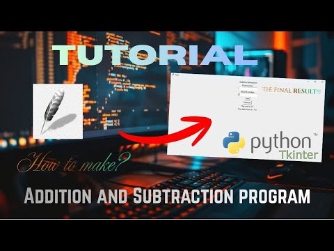 Tkinter Python Tutorial: Build an Addition & Subtraction Calculator (Beginner Friendly!)