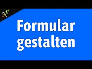 HTML Formular gestalten mit CSS für Anfänger