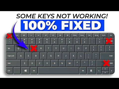 How to Fix Some Keys Not Working on Laptop Keyboard | Keyboard Not Working on Windows 10 & 11