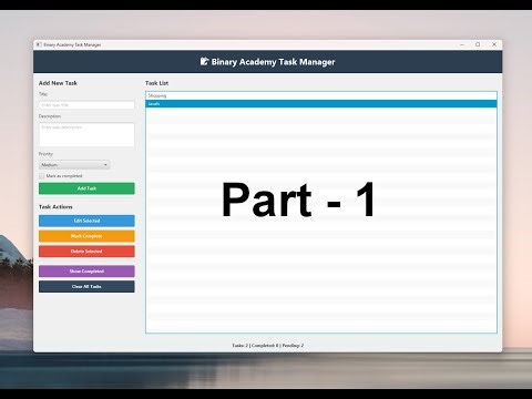 JavaFX Task Manager Part-1 Desktop App Tutorial - Complete Project with NetBeans & SceneBuild