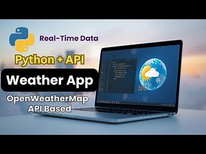 Build a Weather App using Python & OpenWeatherMap API - Python Projects - Python API Tutorial