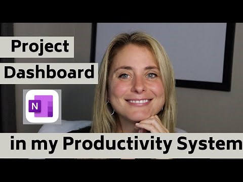 How I create OneNote Project Dashboard in my Productivity System