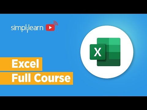 Excel Full Course | Microsoft Excel Course | Microsoft Excel For Beginners | Simplilearn