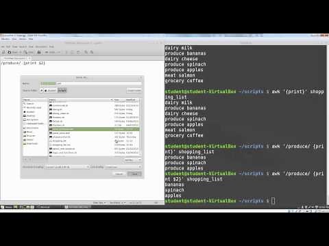 Getting started with awk