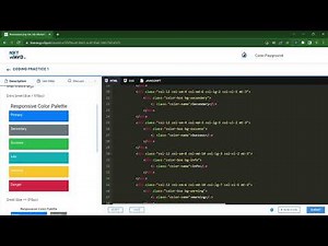 Responsive Color Palette | Coding Practice 1 | HTML, CSS, Bootstrap | NxtWave | ccbp 4.o