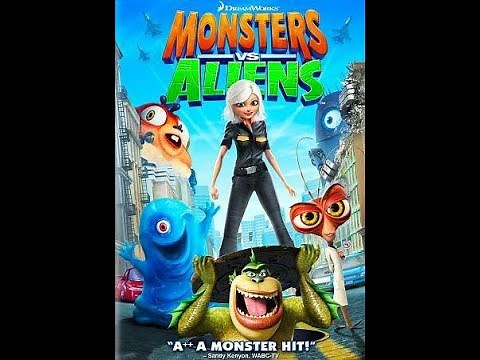 Monsters vs Aliens DVD - Menu Walkthrough