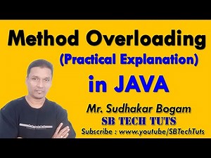 Method Overloading in Java | Method Overloading (Practical Explanation) | Java Programming