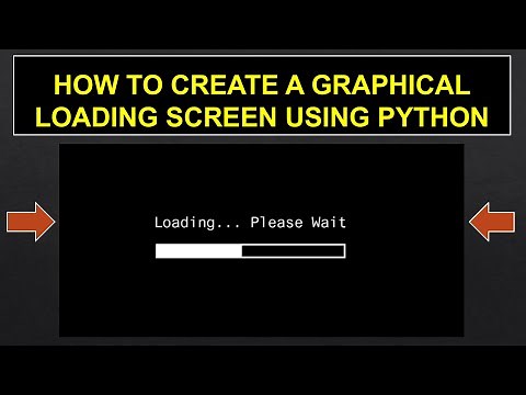 | Learn how to create loading screen using python | | Python tutorials |